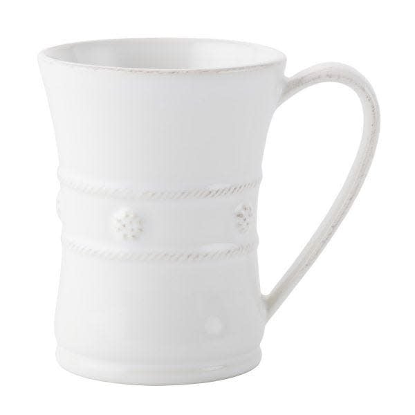 Ceramic Whitewash mug with a subtle textured finish.