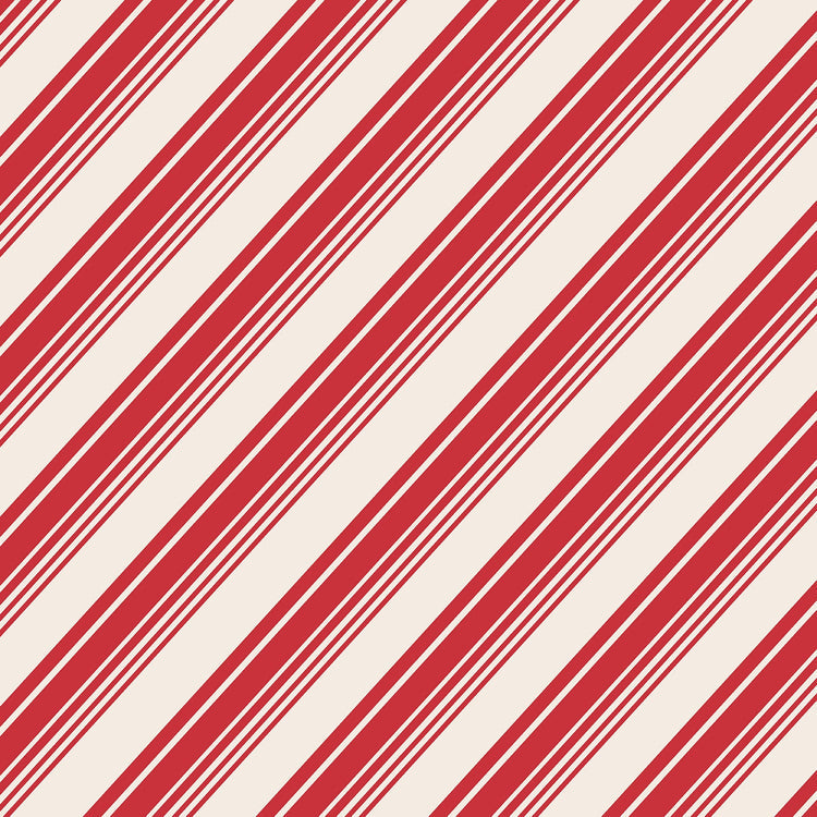 Peppermint Stripe Cocktail Napkin