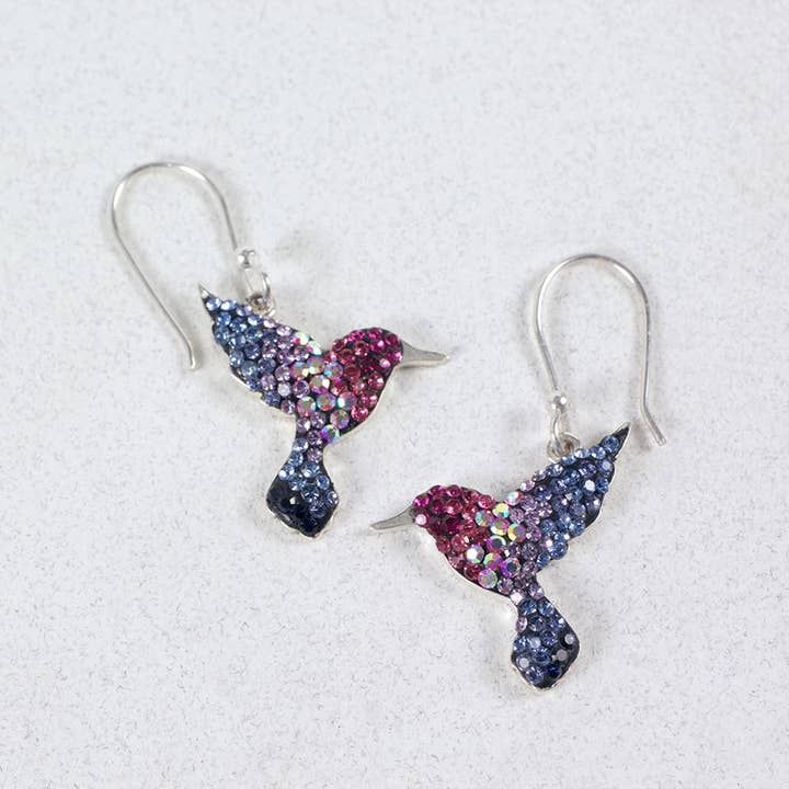 Hummingbird Drop Earrings