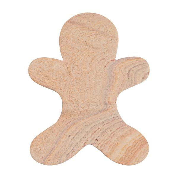 Mini marble board featuring a tree figural design in white stone.