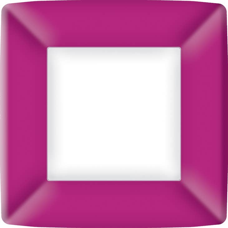 10" Square Paper Plates Classic Linen