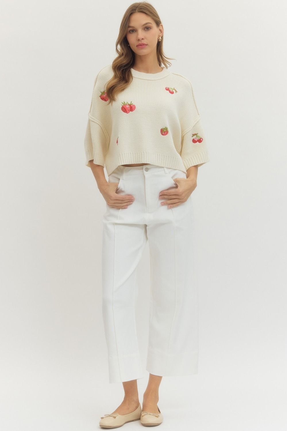 Vienna Solid Wide Leg Pants