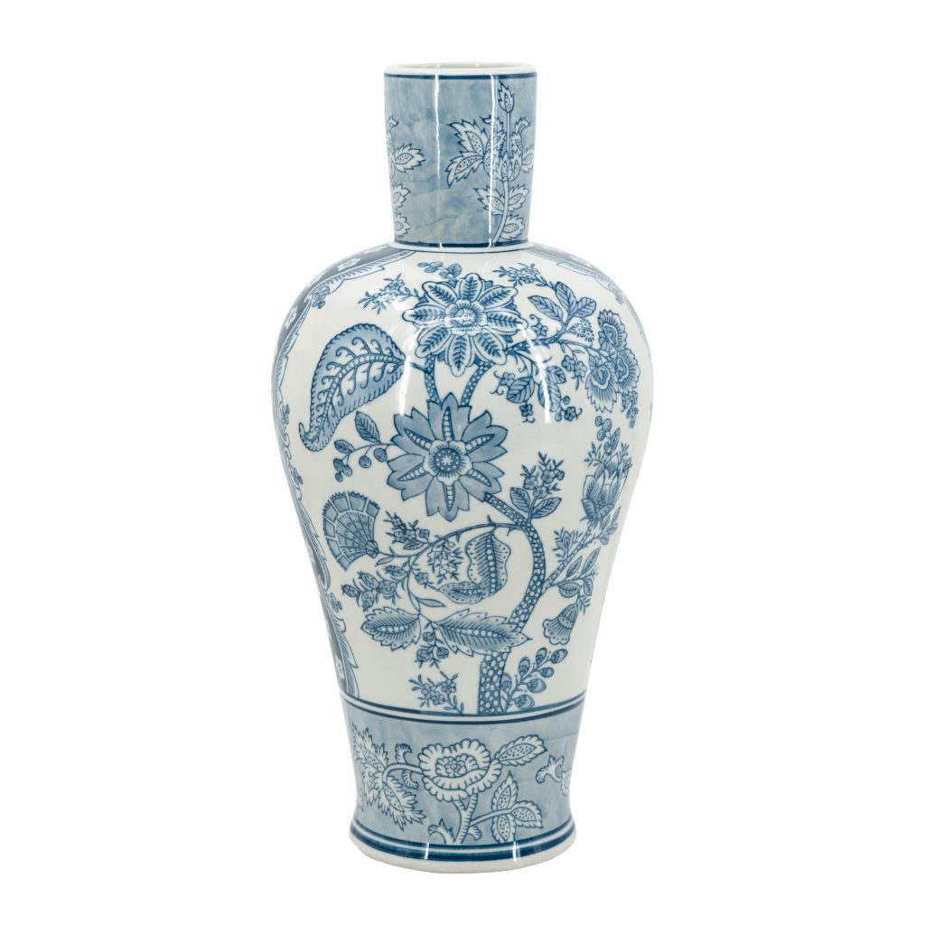 17 Inc Porcelain Flower Vase