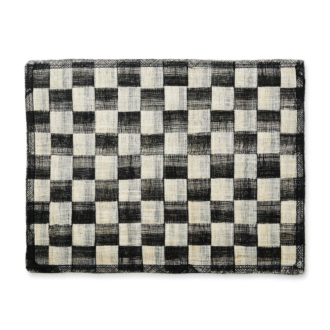 Sinamay Placemats,  Set of 4