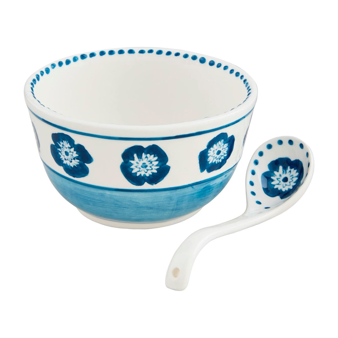 Block Print Salsa Bowl - Sold as Set