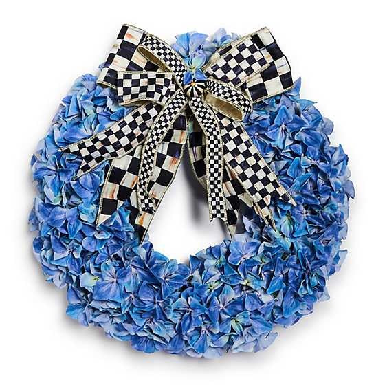 Blue Hydrangea 22" Wreath