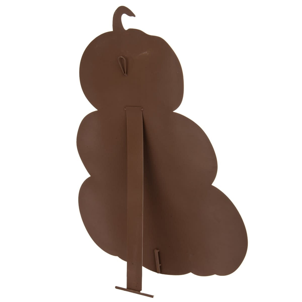 Blue pumpkin stack decor piece with a festive fall silhouette designed to stake, hang, or use as an easel.