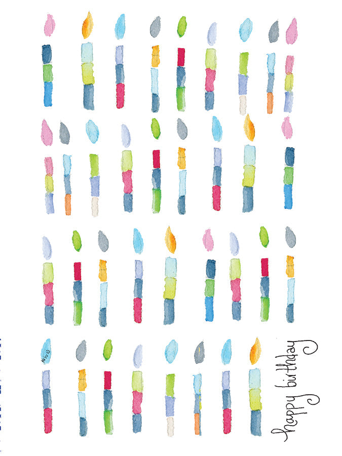 A6 birthday card with matching envelope featuring the message 'You are a blessing' printed locally in Austin.