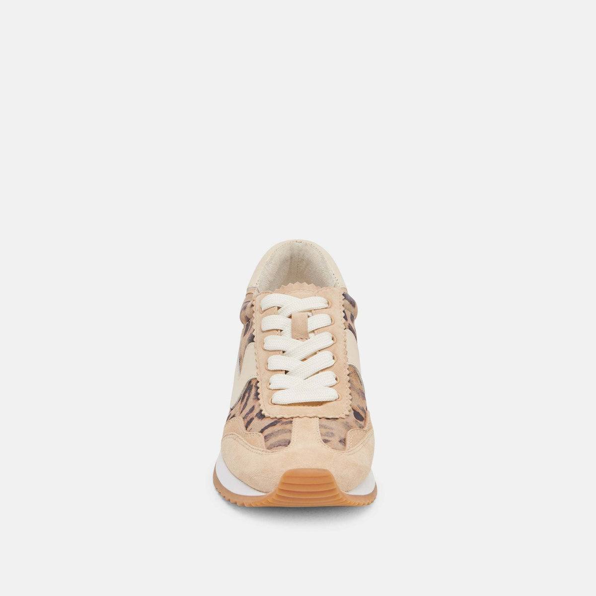 B.ntcd leopard print suede sneakers with recycled synthetic outsole