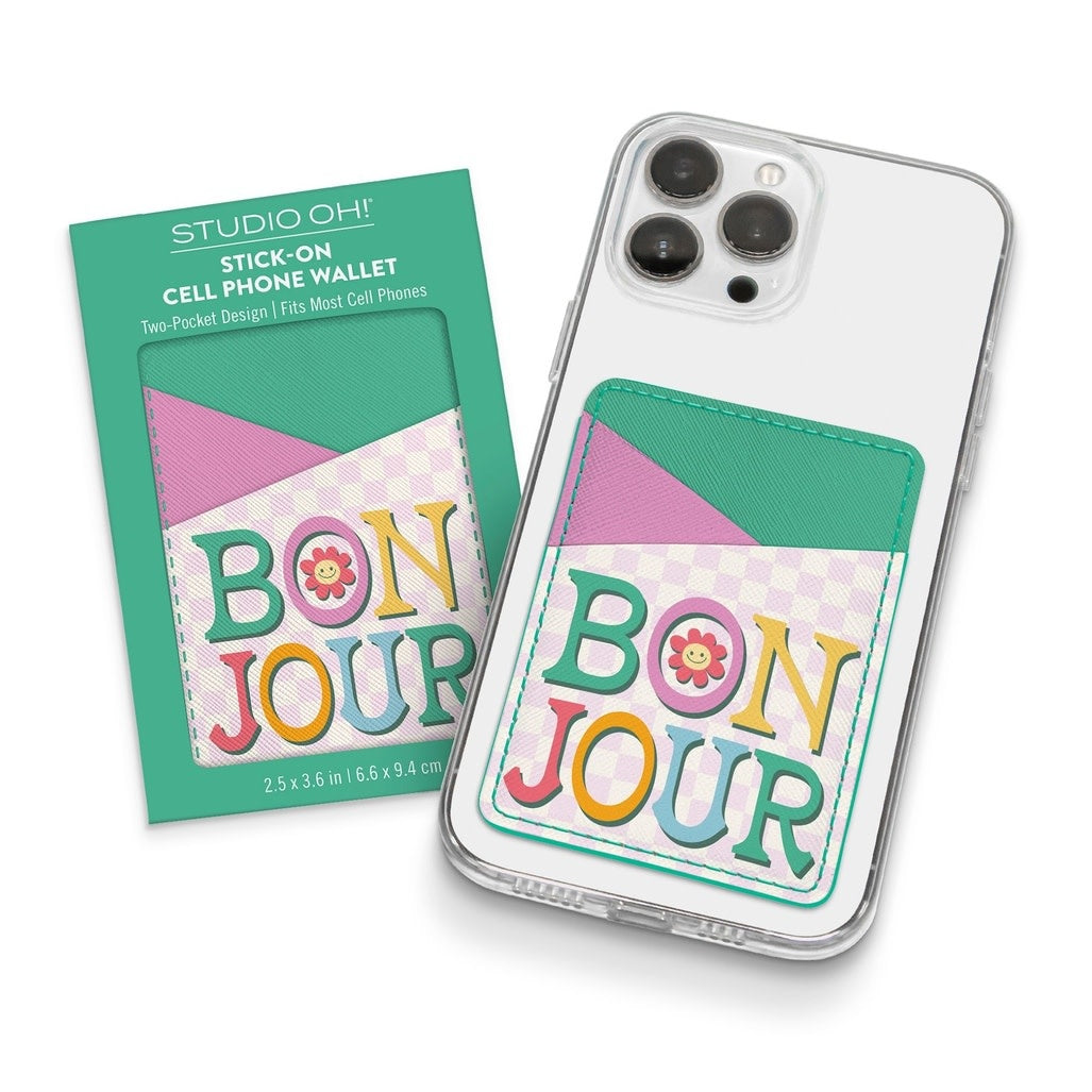 Stick-On Cell Phone Wallet