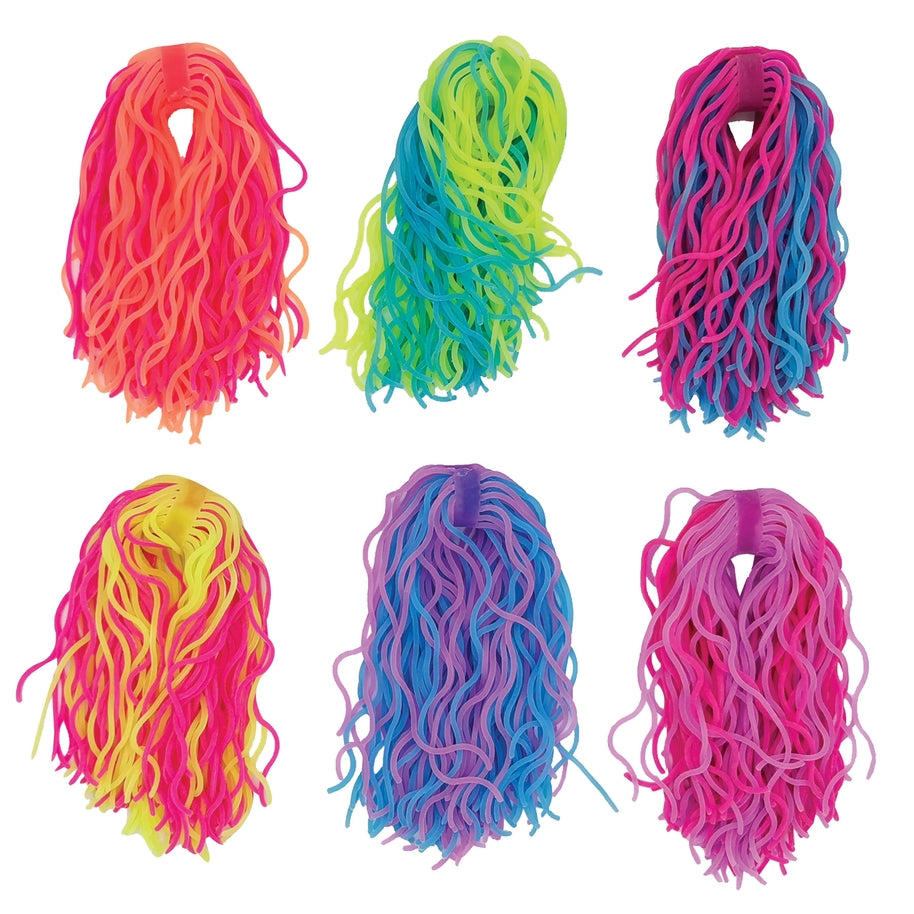 Hairy Noodle Toy: a small, textured play object with an irregular silhouette and natural material finish.