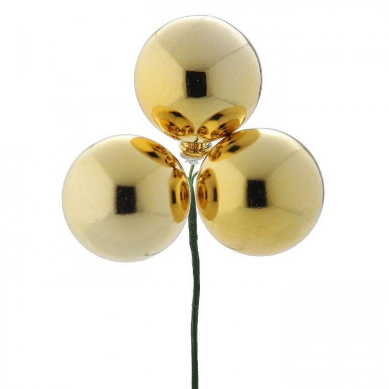 Triple vacuum plate ball pick with three 40mm spheres on a stem