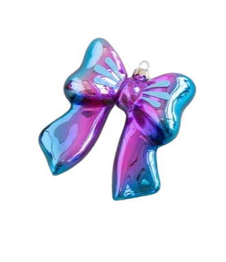 Glitterville Ombre GlowBow Ornament SOLD INDIVIDUALLY
