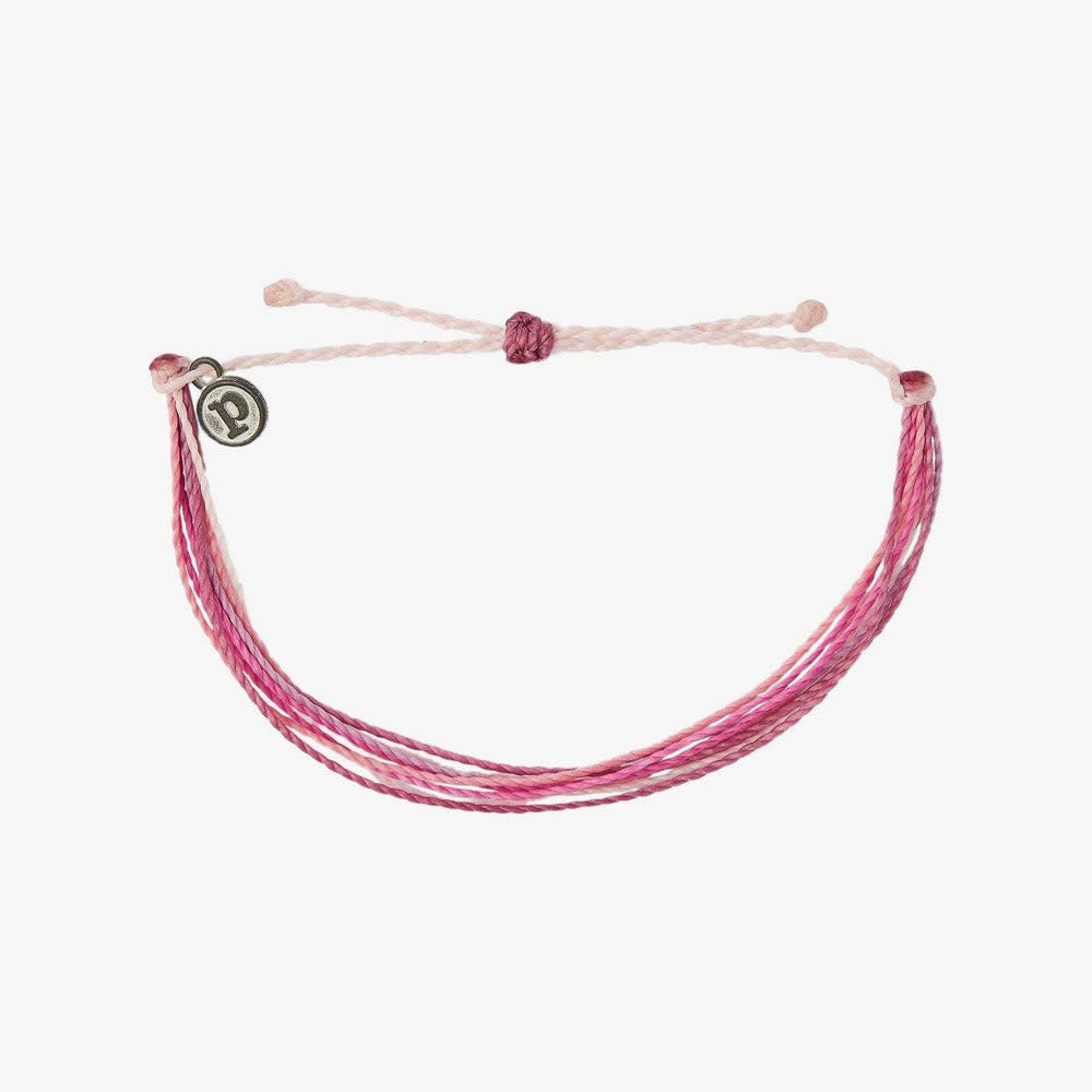 Bright Original wax-coated adjustable bracelet in bright color with a smooth finish.
