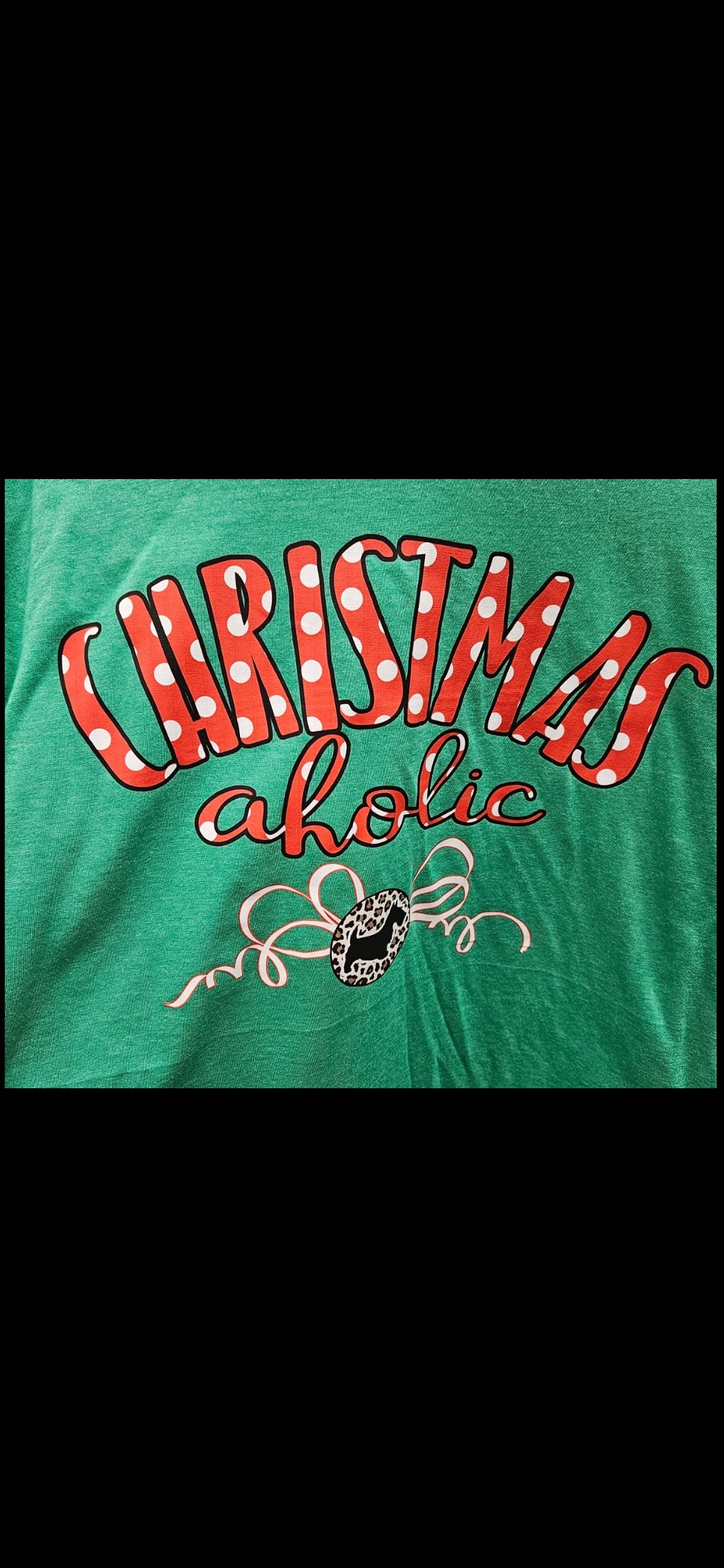 Jane Christmas Aholic Tee