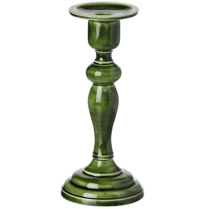 9” Mtl Enamel Candelstick