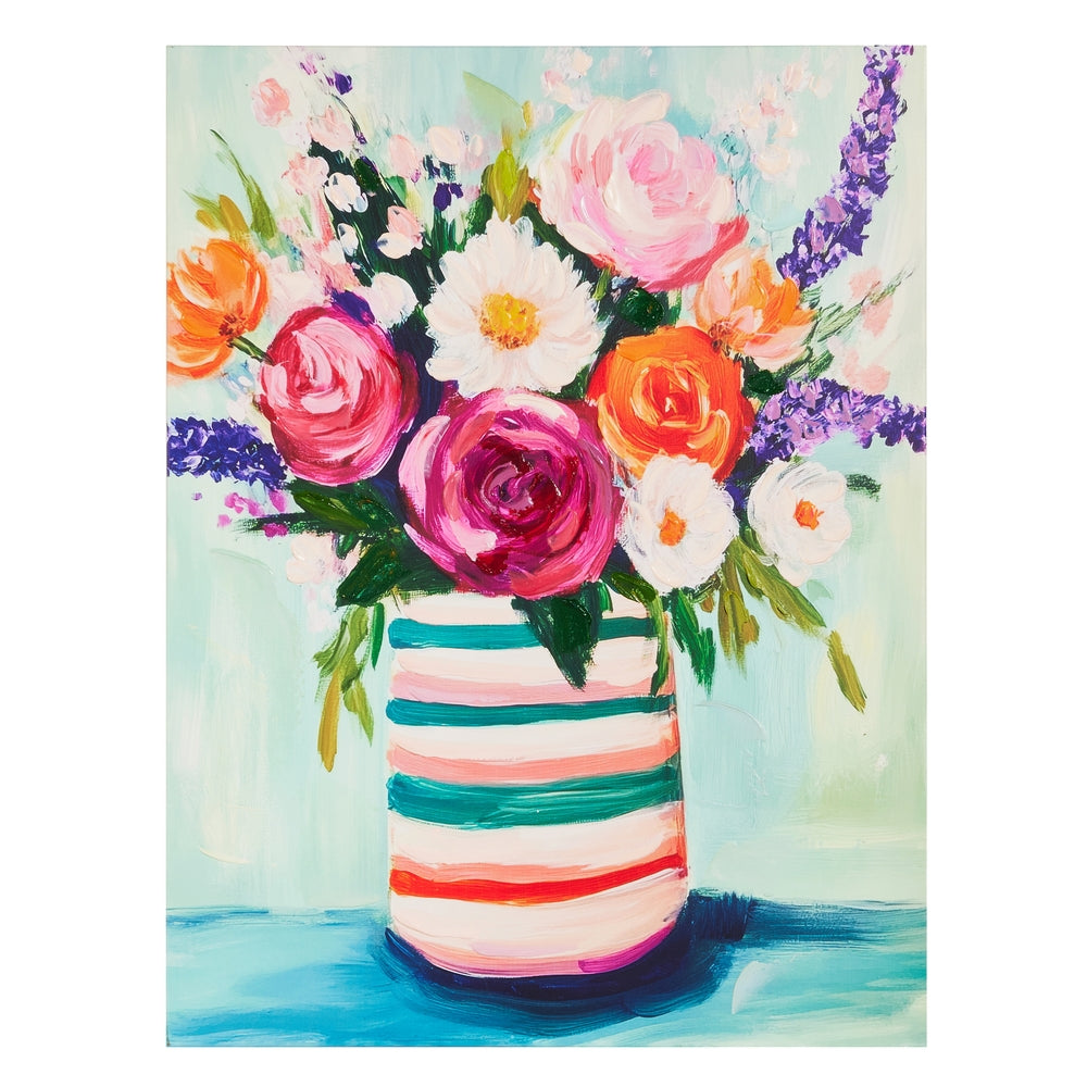 23.5" Spring Bouquet Wall Art