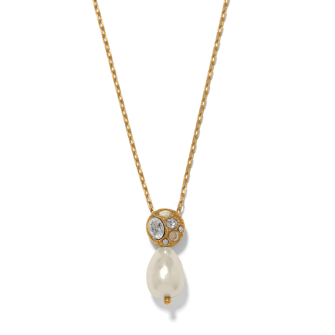 Trust Your Journey Petite Pearl Necklace