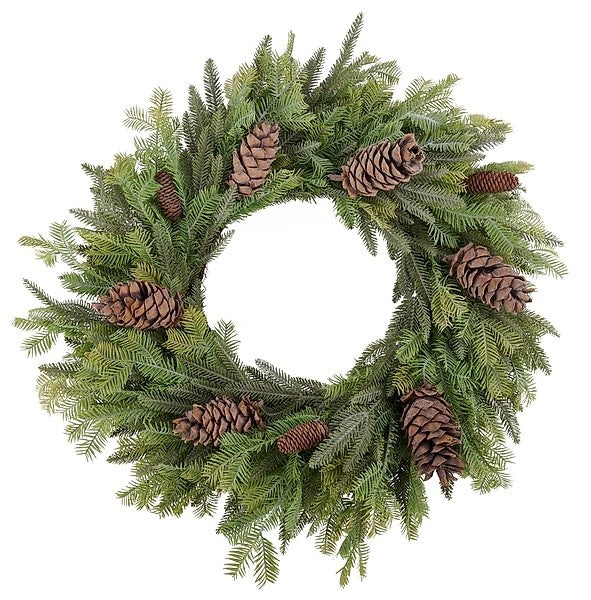 30" Mixed Pinecone Wreath