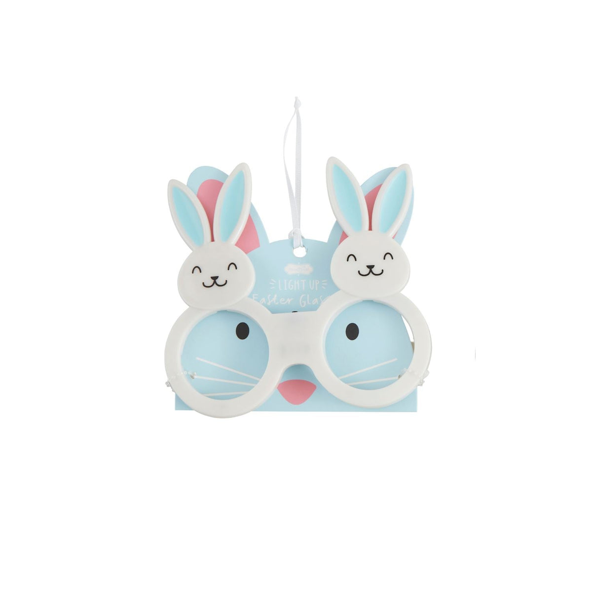 Light-up Easter Bunny glasses with bunny ear frames.