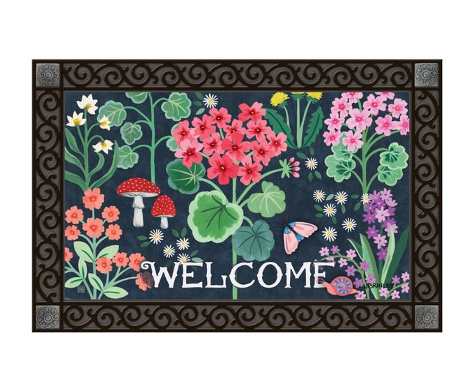 Matmate doormat insert with non-slip recycled rubber backing