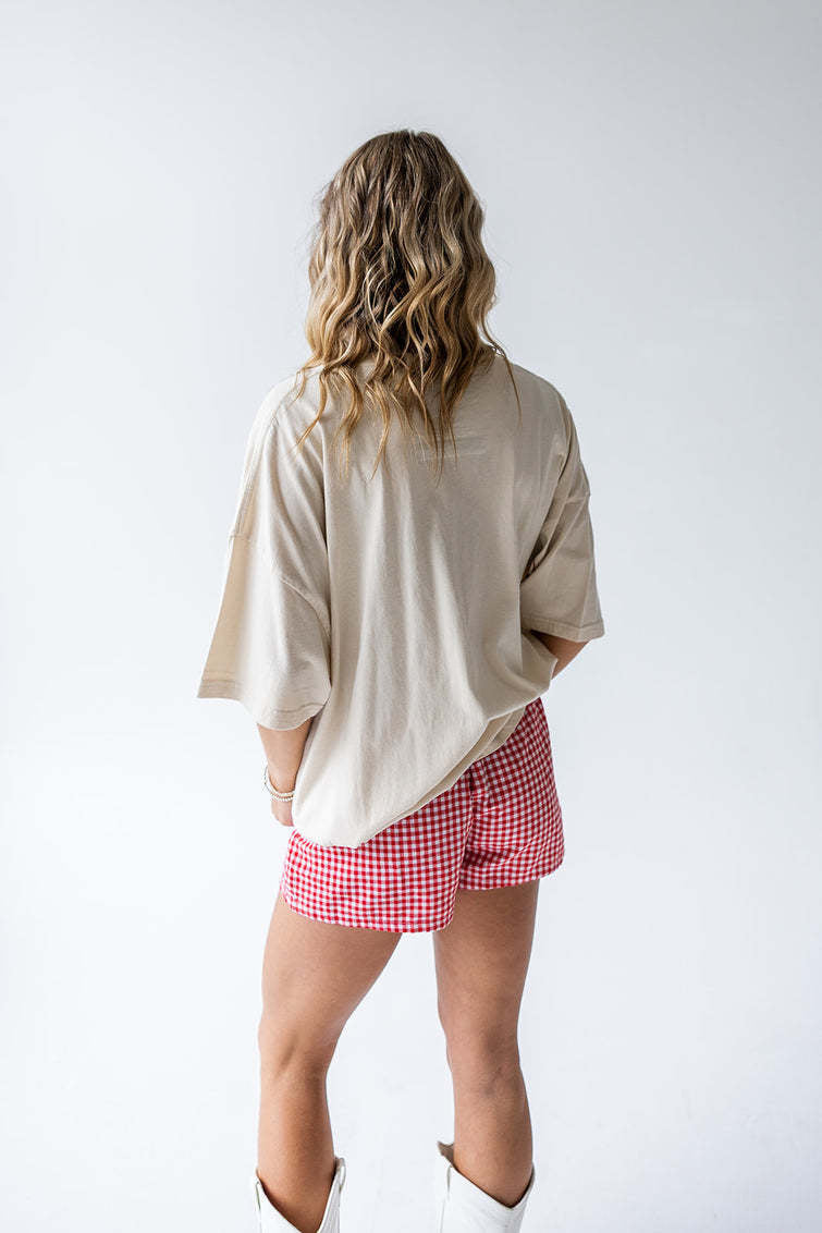 Celine Oklahoma Southern Split Oversized Band Tee