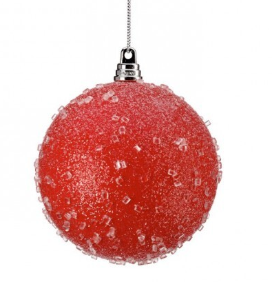Matte black spherical ornament with a vacuum plate finish.