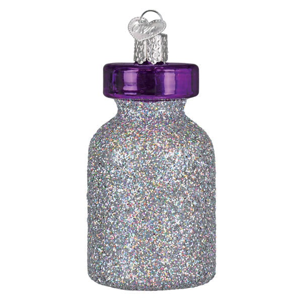 Jolly Tox ornament bottle with festive holiday glow-up theme