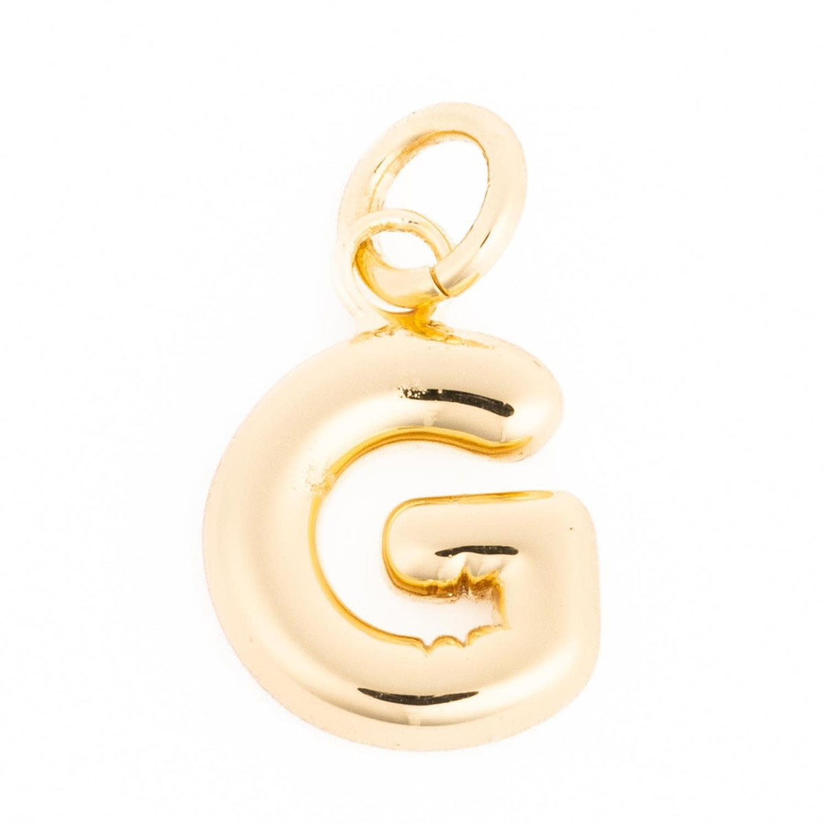 Gold-plated charm necklace featuring a delicate cami-shaped pendant with intricate detailing.