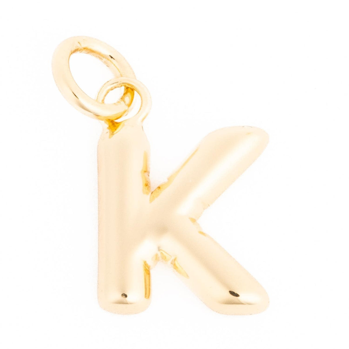 Gold-tone Charm Cami pendant with a delicate chain link.