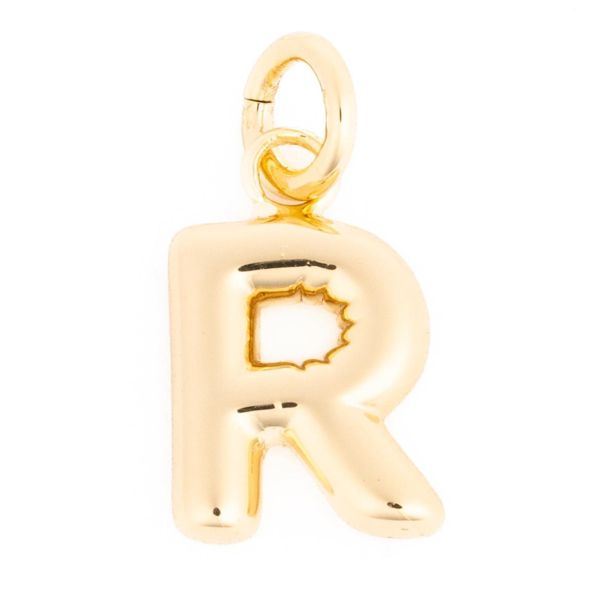 Gold-tone Charm Cami pendant with a delicate chain link.