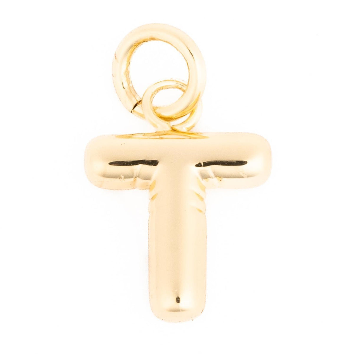 Gold-tone Charm Cami pendant with a delicate chain link.