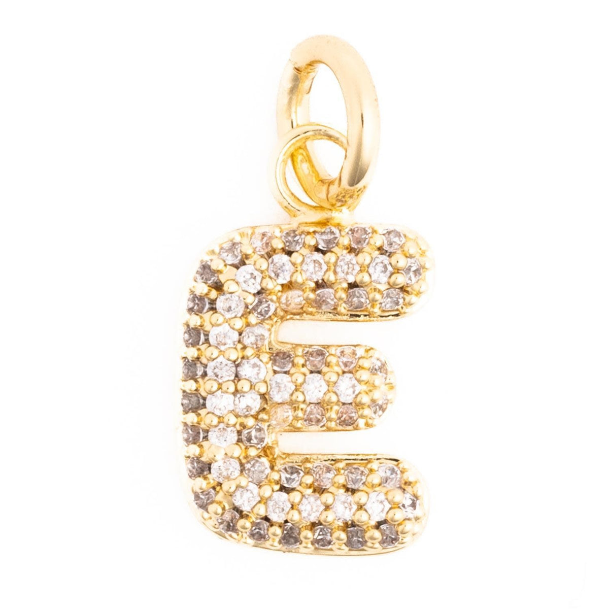 Gold-plated initial charm necklace featuring the letter C with a delicate chain.