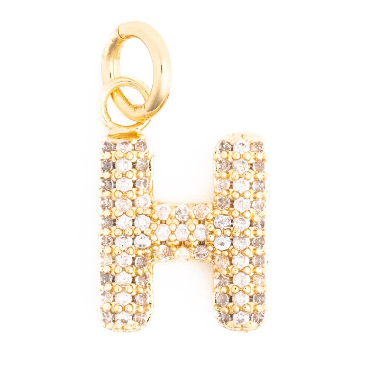Charm Courtney necklace featuring an interchangeable initial charm on a delicate chain.