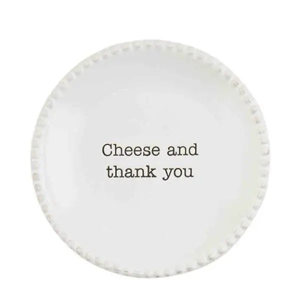 Ceramic tapas plate with textured surface in neutral tone