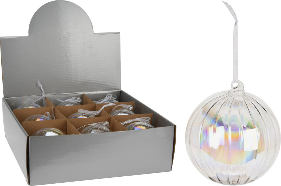 Christmas Ball Stripe Pearl