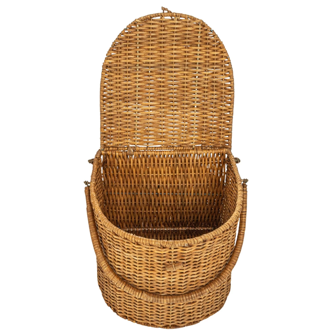 Wicker Picnic Basket with Handles