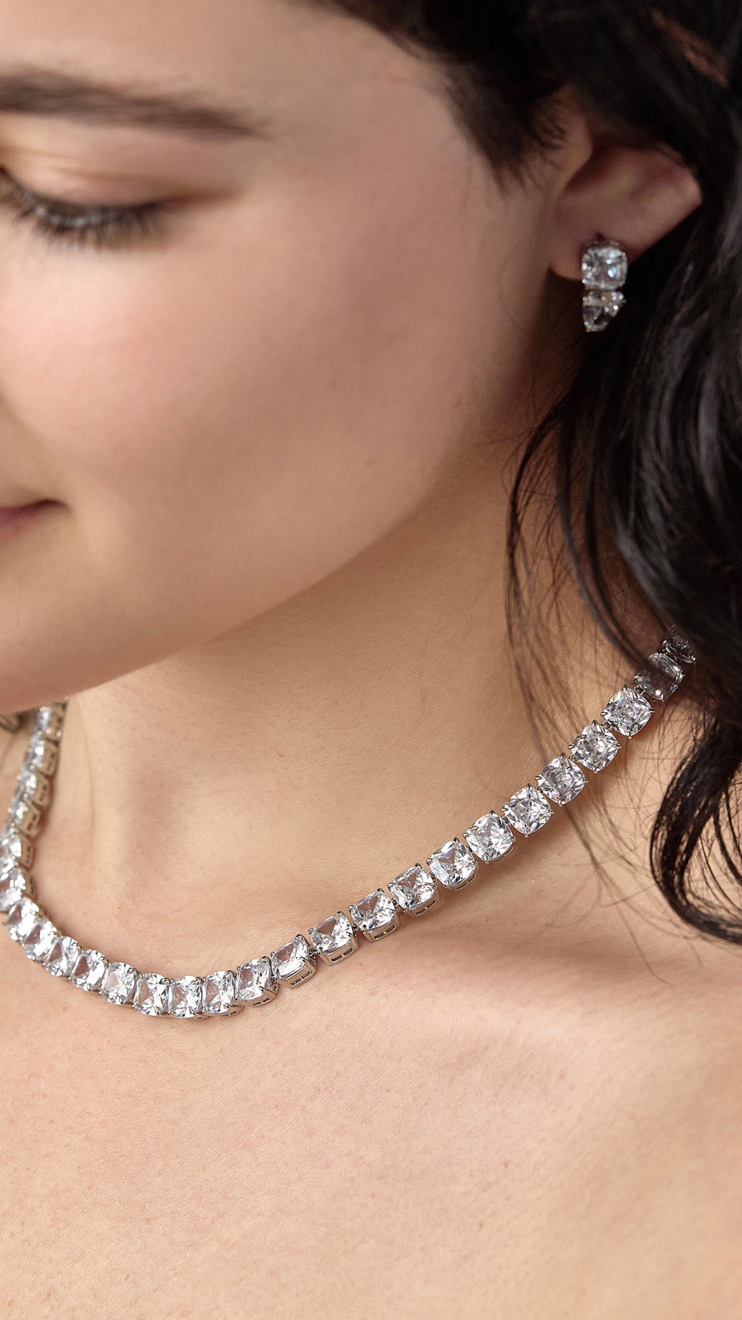 Clair Tennis Necklace