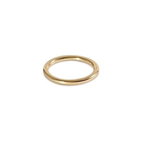 Classic gold-filled band ring with a smooth 2.1mm profile