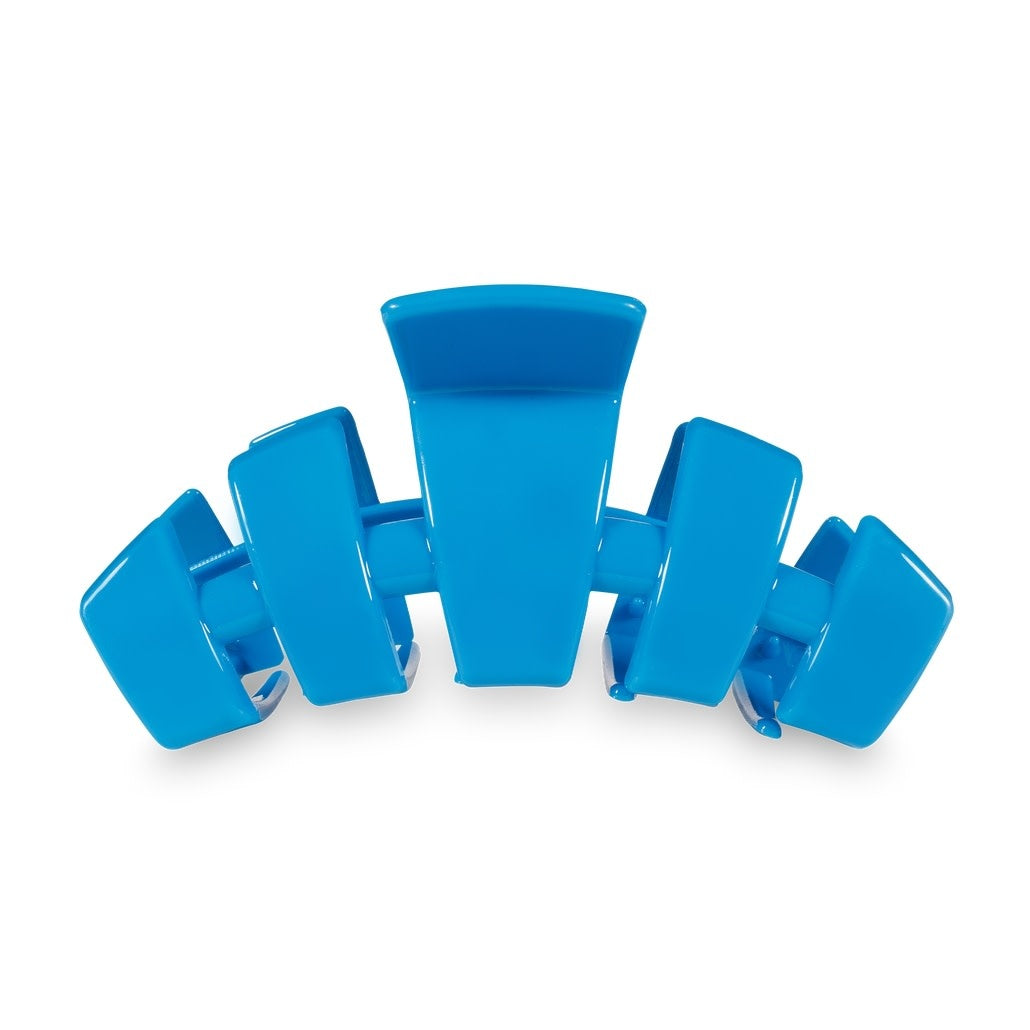 Large classic hair clip with bendable teeth in Bora Bora color