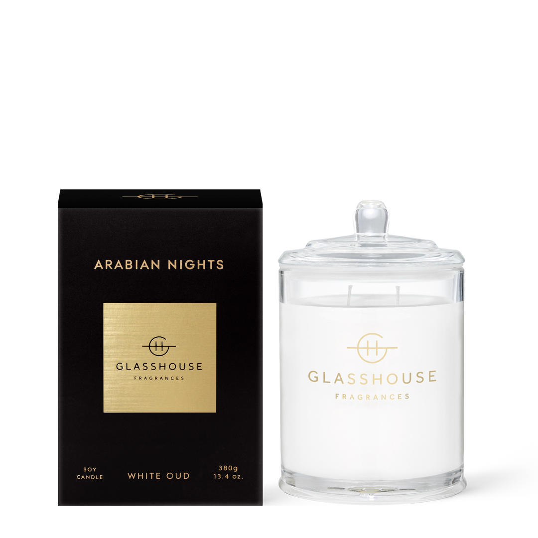 Arabian Nights White Oud Candle
