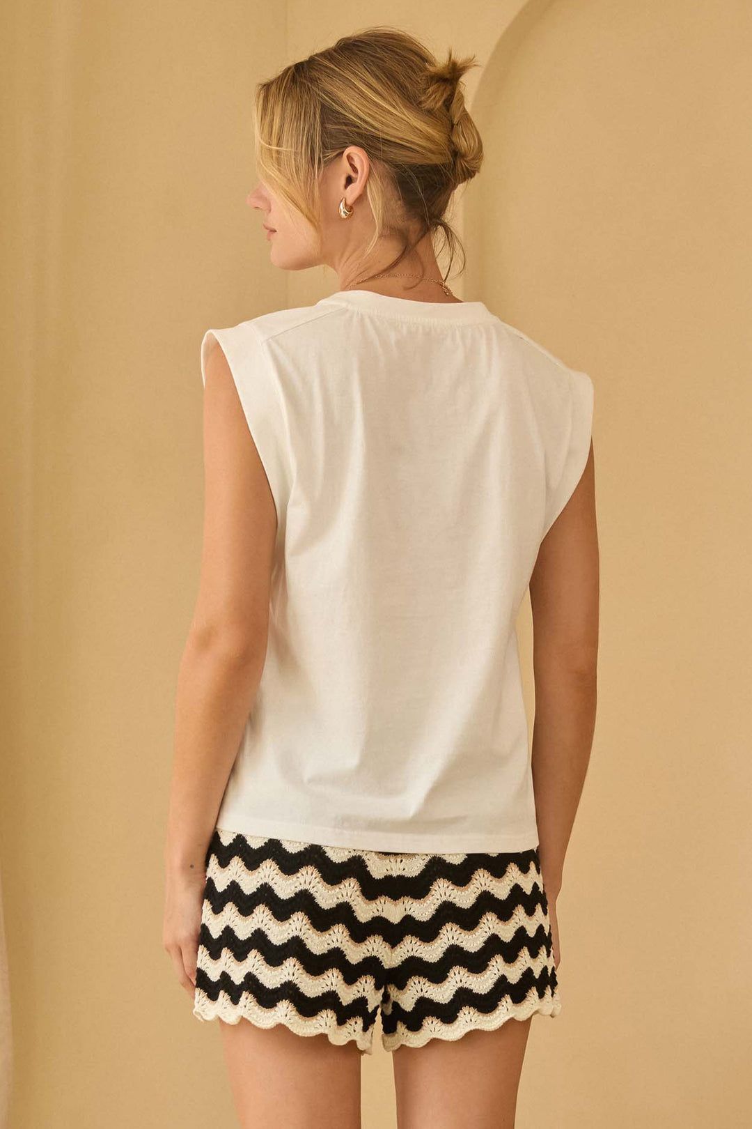 Hazel Graphic Embroidered Top