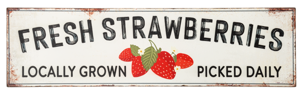 Multi-colored wall decal featuring a cluster of fresh strawberries with green leaves on white background.