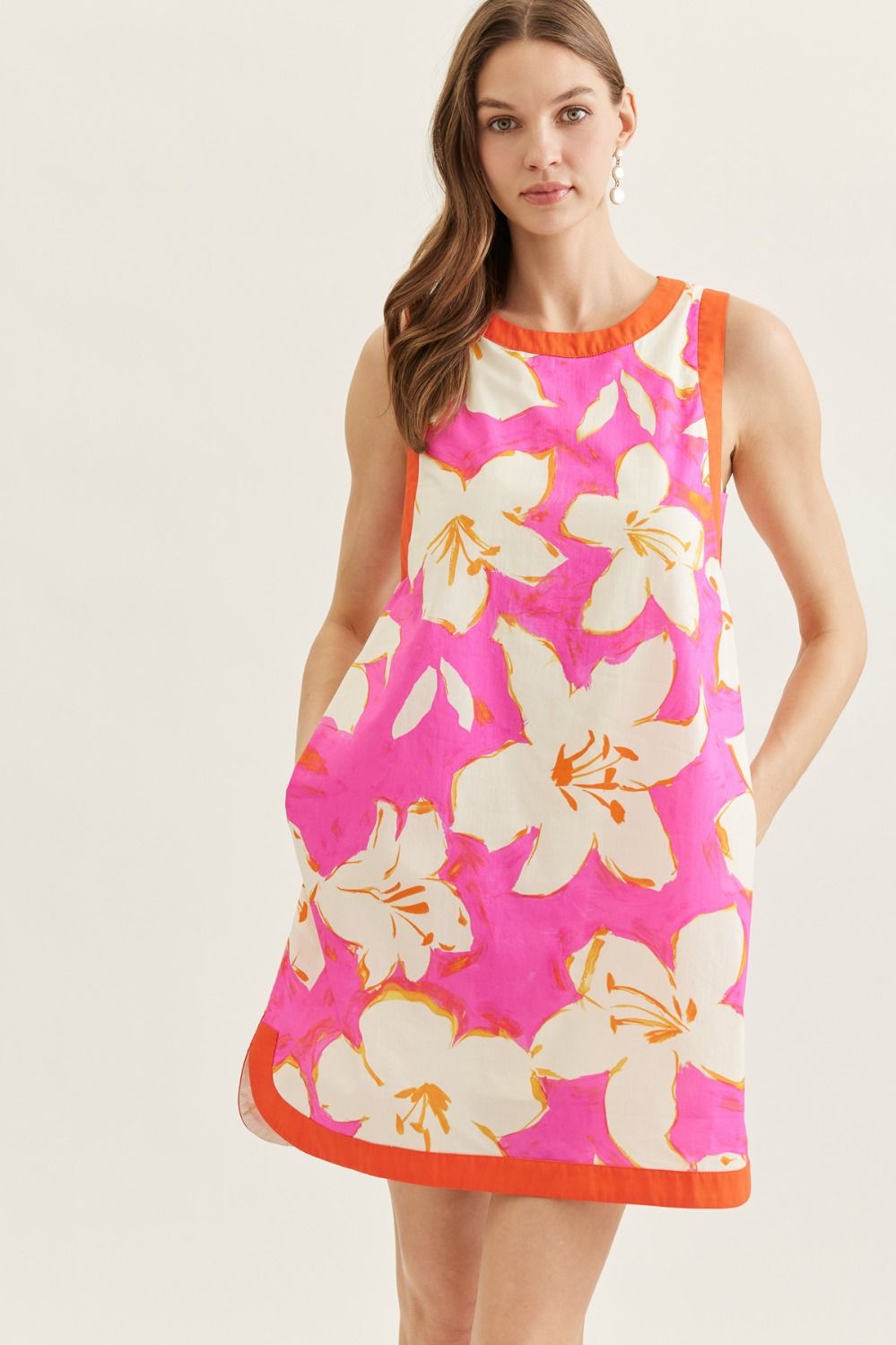 Lexi Floral Print Sleeveless Mini Dress