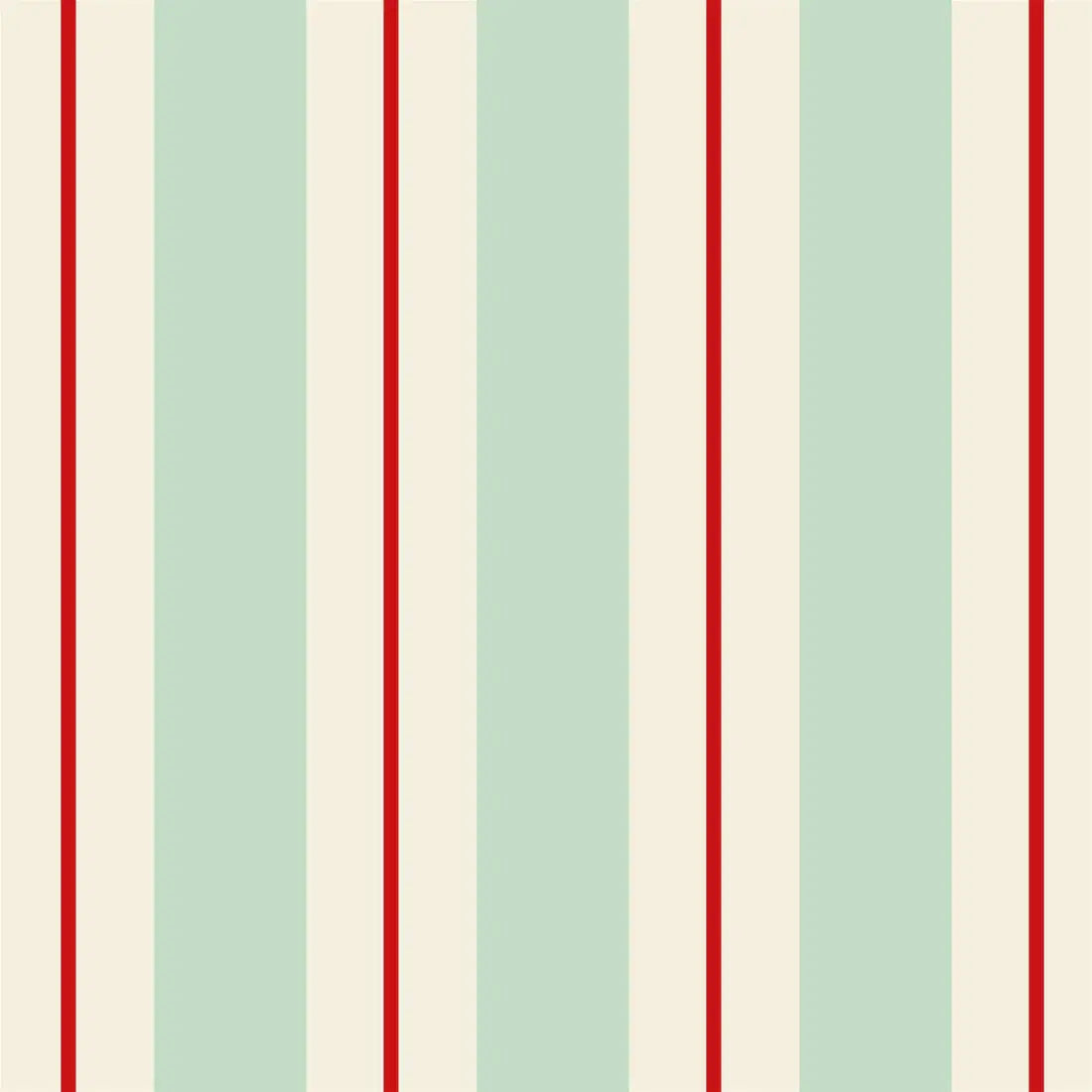 Folded seafoam red cocktail napkin with a subtle pattern
