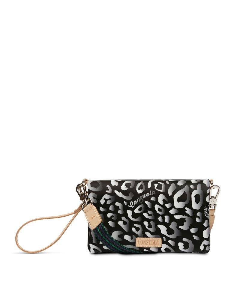 Uptown Crossbody Rox bag in black leather with detachable adjustable strap