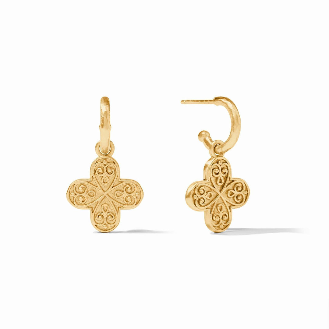 Malta Corinth Hoop &  Charm Earring