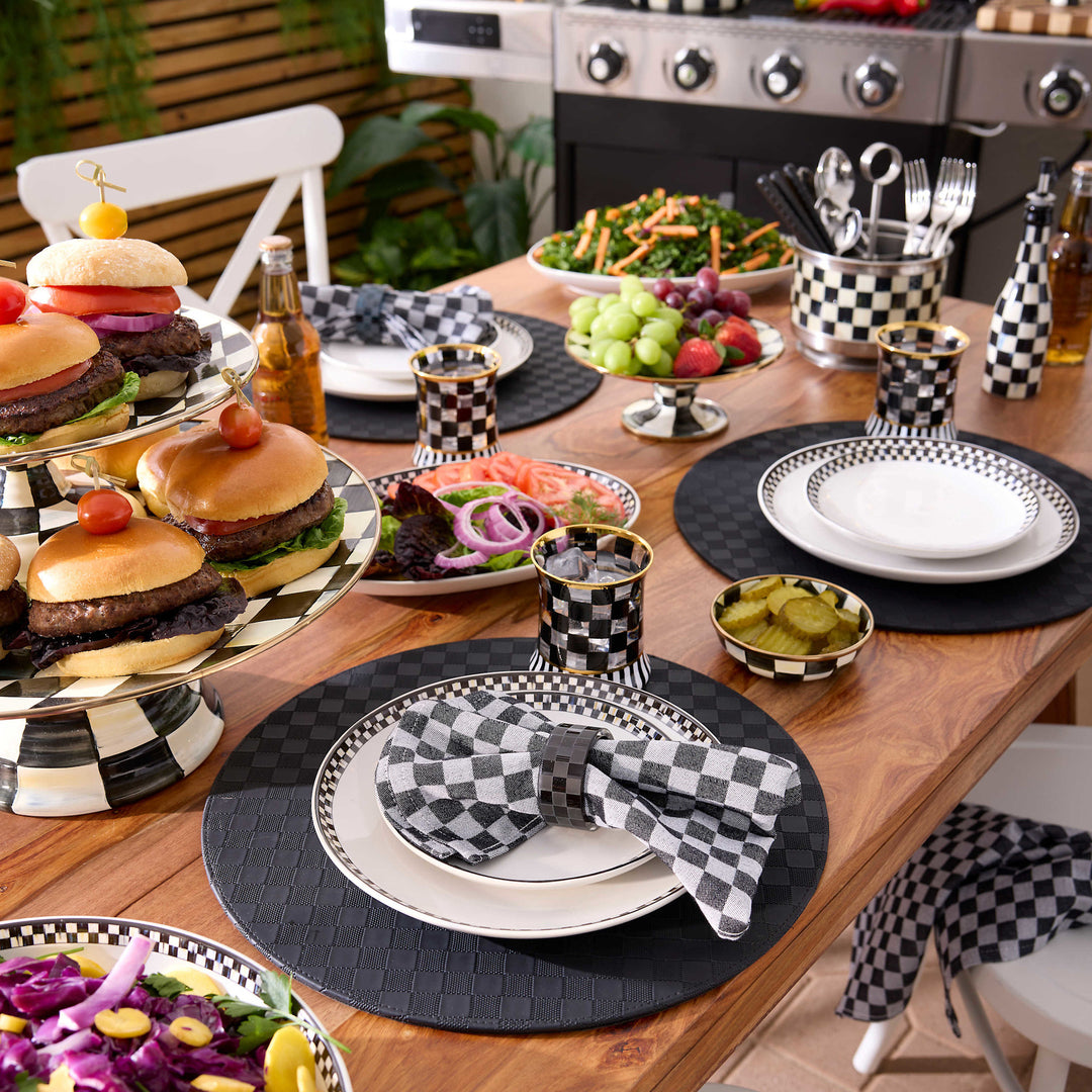 Courtly Check Everyday Lunch Plates - Sold Individually