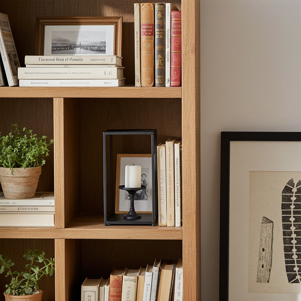 "DC" 24.25" Box Frame Candle Holder