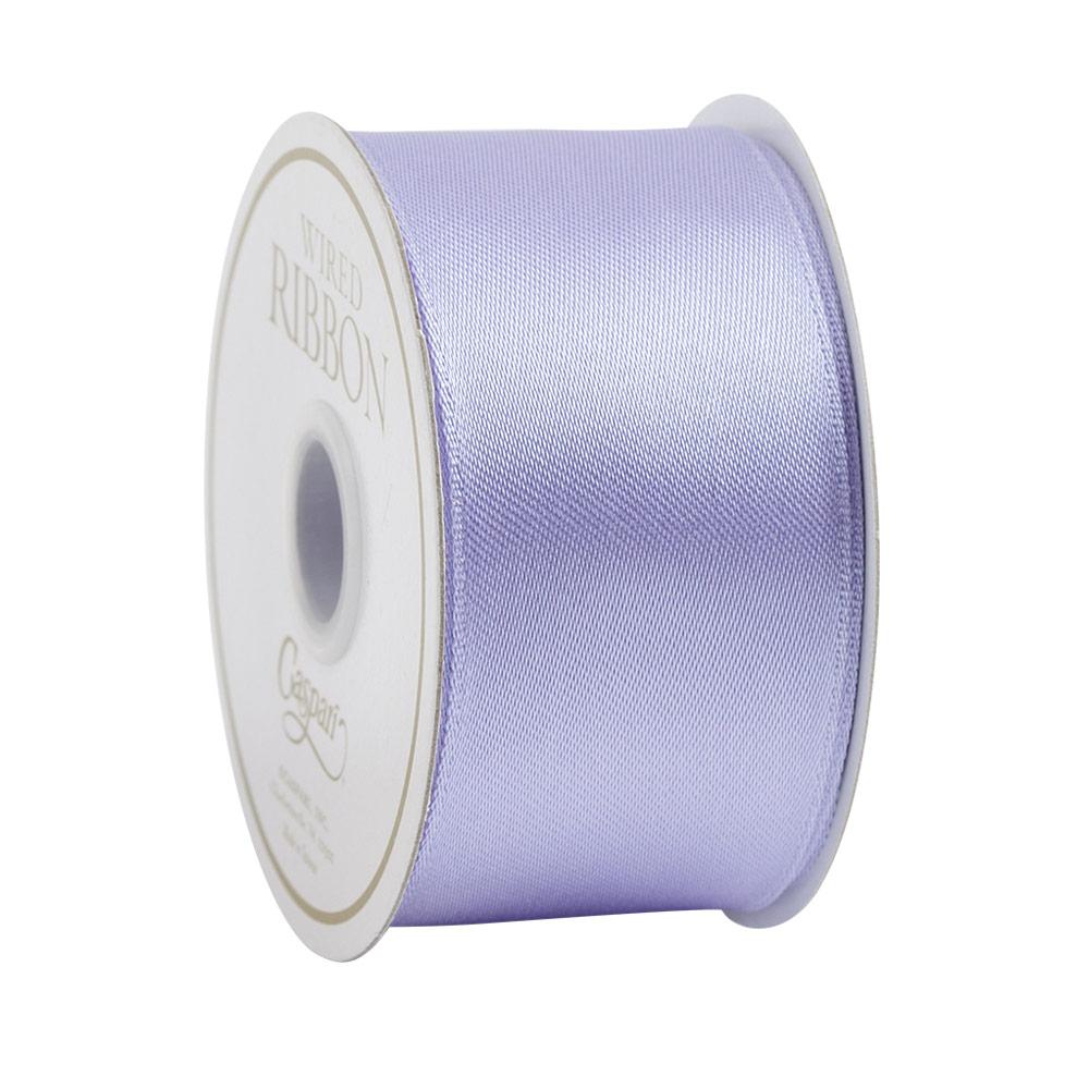 Roll of wired ribbon in neutral tone with subtle texture